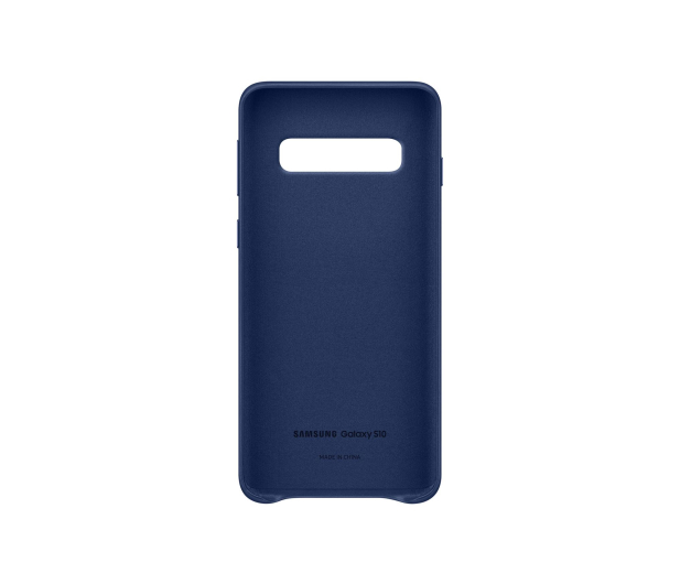 Etui Leather Cover do Samsung Galaxy S10 granatowe - 478371 - zdjęcie 3